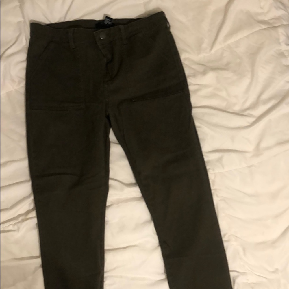 forever 21 green jeans